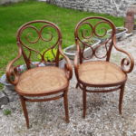 fauteuil Thonet Paire de fauteuil Thonet