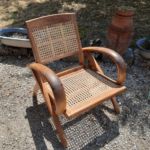 Sympa fauteuil colonial canné