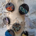 Boucles d'oreilles , crochets oreilles argent 925