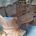 avant restauration canapé corbeille avant restauration