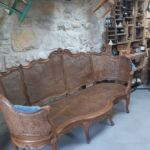 Canapé corbeille d'époque Louis xv Canapé corbeille d'époque Louis XV restauré